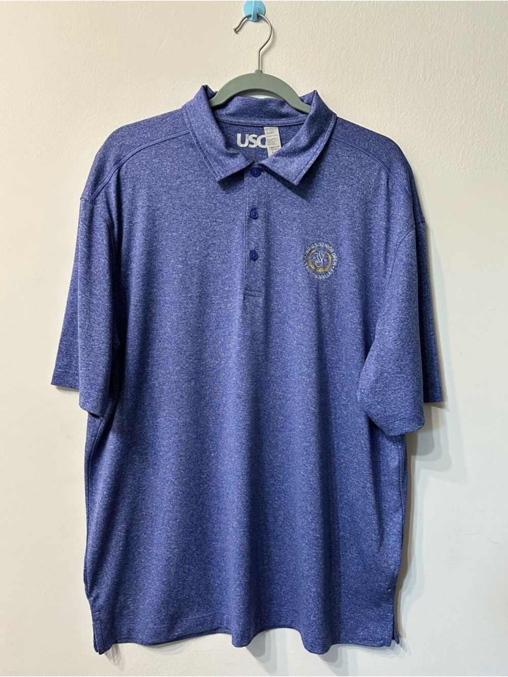 USGA Saucon Valley U.S. Senior Open Men's Blue Polo Shirt XL